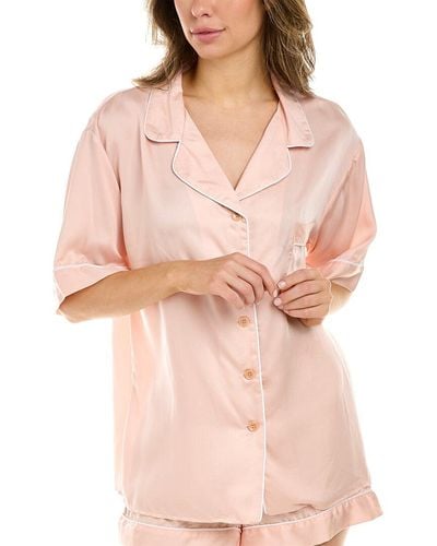 Ettitude Sateen Sleepshirt - Pink