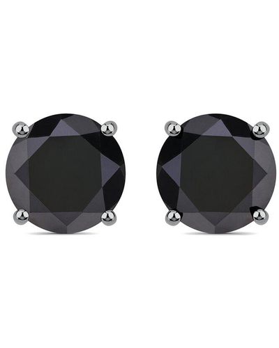 Diana M. Jewels Fine Jewelry 14k 4.91 Ct. Tw. Diamond Studs - Black
