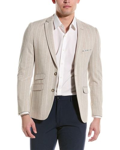 Paisley & Gray Dover Slim Fit Jacket - Natural