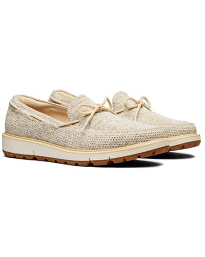 Swims Motion Camp Moc Knit Loafer - White