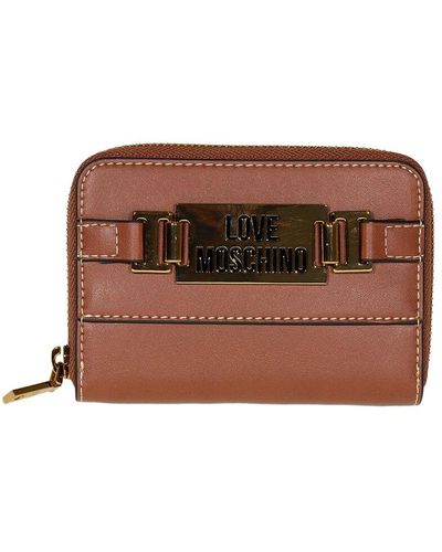Love Moschino Leather Wallet - Brown