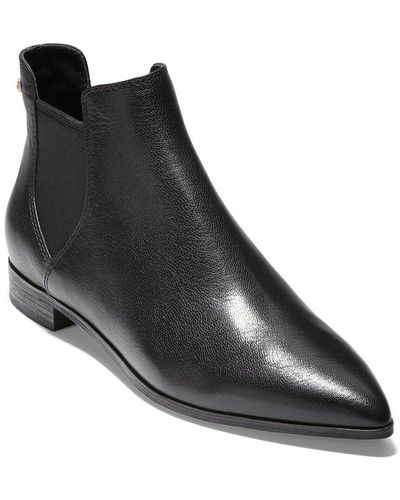 Cole Haan Hara Leather Bootie - Black