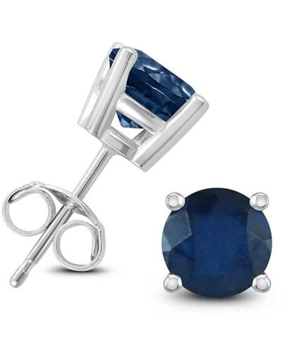 The Eternal Fit 14k 0.90 Ct. Tw. Sapphire Earrings - Blue