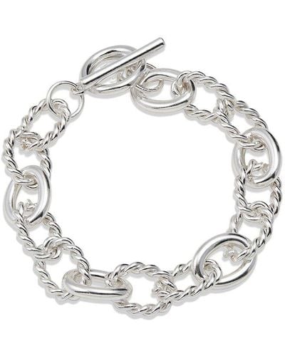 Savvy Cie Silver Plated Chunky Bracelet - Metallic