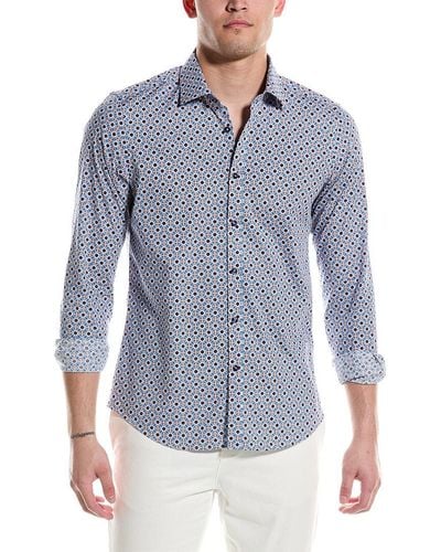 Paisley & Gray Samuel Slim Fit Shirt - Blue