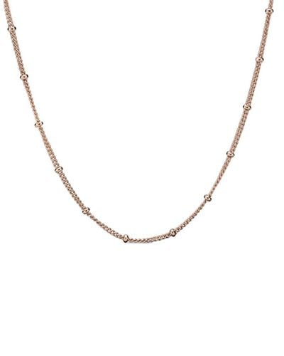 PANDORA Rose Beaded Chain Necklace - Metallic