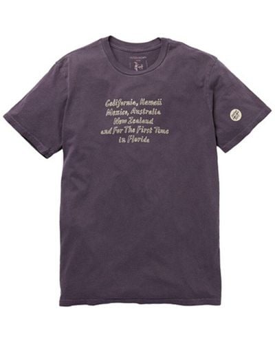 Outerknown Hollow Days Traveller T-shirt - Purple