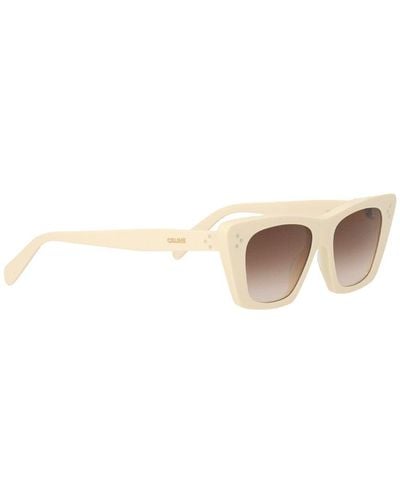 Celine Cl40187i5125f 51mm Polarized Sunglasses - Natural