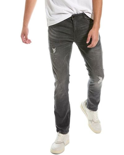 Class Roberto Cavalli Grey Slim Straight Jean