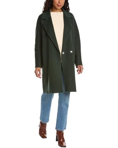 Lafayette 148 New York Wilner Wool & Cashmere-blend Coat - Green