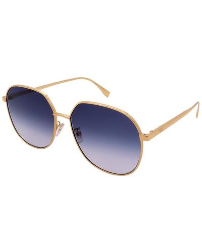 Fendi Fe40069u 59mm Sunglasses - Blue