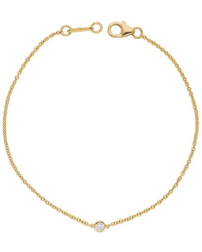 Diana M. Jewels Fine Jewellery 14k Yellow Gold 0.20 Ct. Tw. Diamond Bracelet - Metallic