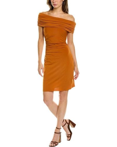 Halston Aliana Mini Dress - Orange