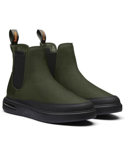 Swims Suede Chelsea Hybrid Boot - Green