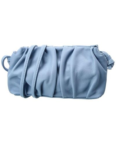 Elleme Vague Mini Leather Shoulder Bag - Blue