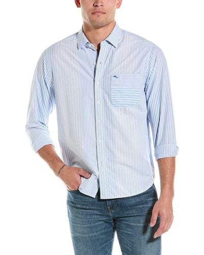 Tommy Bahama Siesta Key Sail Stripe Shirt - Blue