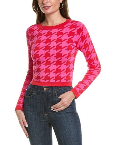 Central Park West Everly Fitted Top - Red