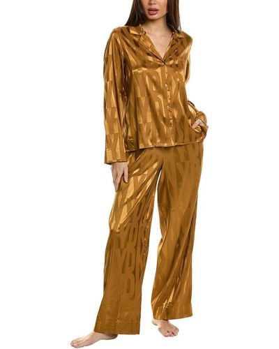 Donna Karan Dkny 2pc Top & Pant Set - Yellow