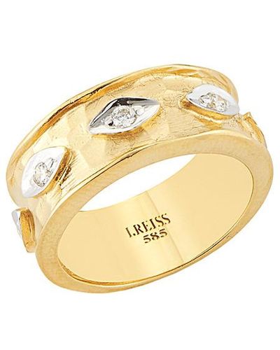 I. REISS 14k 0.10 Ct. Tw. Diamond Ring - Metallic