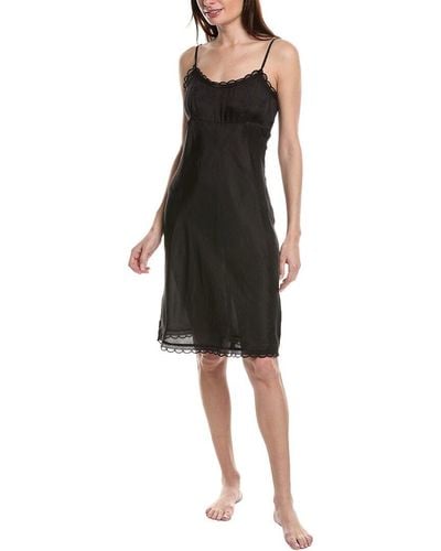 Frances Valentine Slip Dress - Black