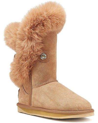 Australia Luxe Collective, Shoes, Australia Luxe Nordic Angel Tall Rabbit  Fur Sherpa Sheepskin Boots