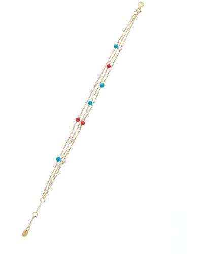 Argento Vivo Vermeil Multi-strand Bracelet - Metallic