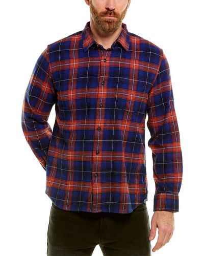 Grayers Heritage Flannel Shirt - Blue