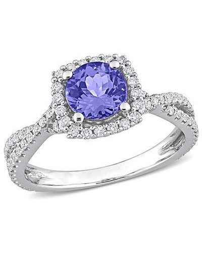 Rina Limor 14k 1.62 Ct. Tw. Diamond & Tanzanite Ring - Blue