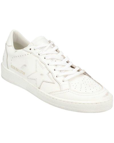 Golden Goose Ballstar Leather Sneaker - White