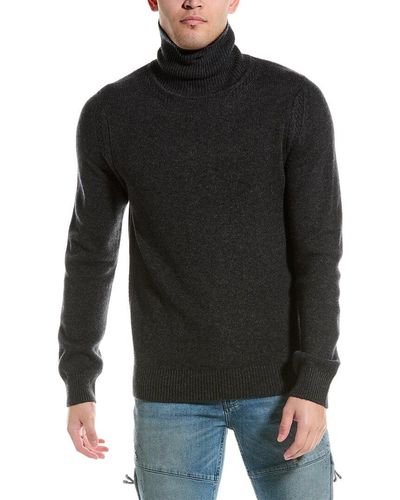 Helmut Lang Turtleneck Wool & Cashmere-blend Pullover - Black