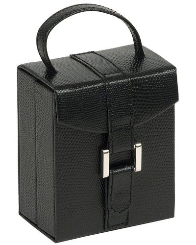 WOLF 1834 Heritage Mini Fold-Out Jewellery Box - Black