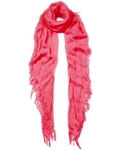 Blue Pacific Cashmere-blend Scarf - Pink