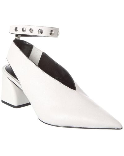 Rag & Bone Victory Leather Slingback Mule - White