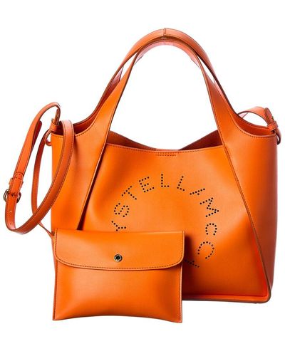 Stella McCartney Stella Logo Tote - Orange