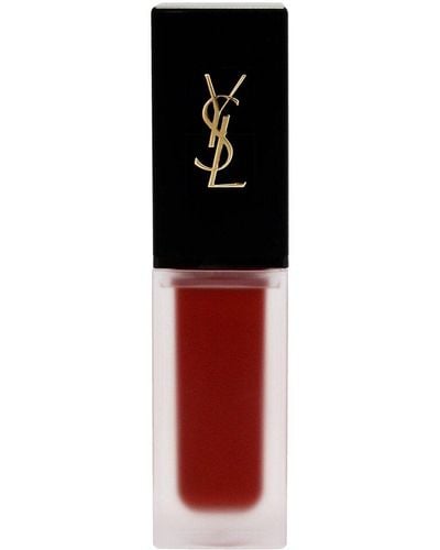 Saint Laurent 0.2Oz 212 Rouge Rebel Tatouage Couture Velvet Matte Cream - Red