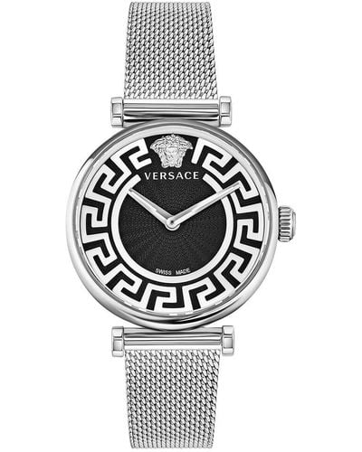 Versace Greca Chic Watch - Metallic