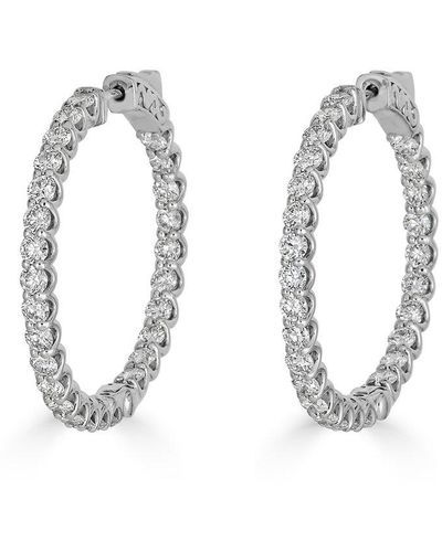 Monary 14k 3.36 Ct. Tw. Diamond Earrings - Metallic