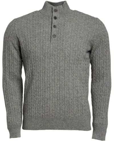 UNTUCKit Luxe Cashmere Sweater - Gray