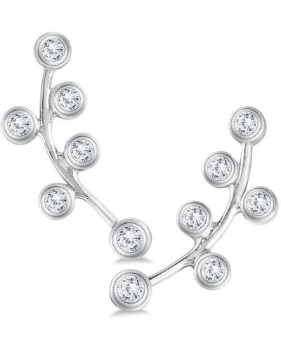 Monary 14k 0.26 Ct. Tw. Diamond Earrings - Metallic