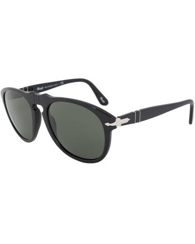 Persol Oval 54mm Sunglasses - Black
