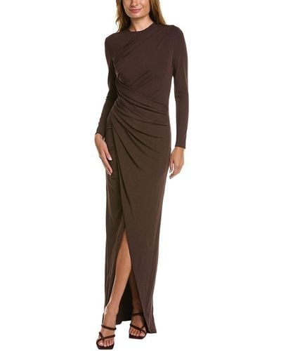Michael Kors Collection Draped Gown - Brown