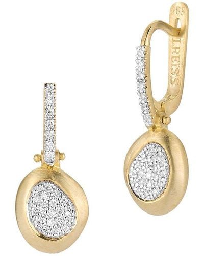 I. REISS 14k 0.22 Ct. Tw. Diamond Earrings - Metallic