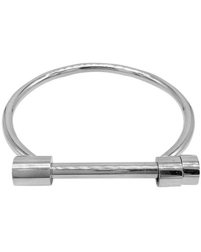 Adornia Stainless Steel Screw Cuff Bracelet - Metallic