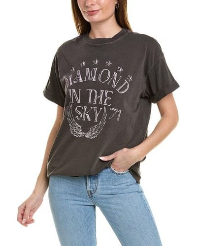 Girl Dangerous Diamond In The Sky 71 T-shirt - Black