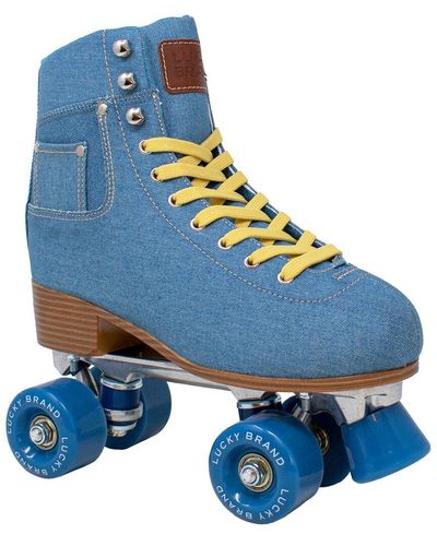 Lucky Brand Denim Pocket Roller Skates - Blue