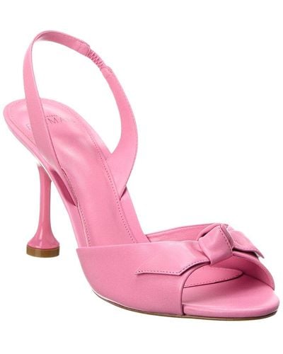 Alexandre Birman Clarita Easy Leather Slingback Sandal - Pink