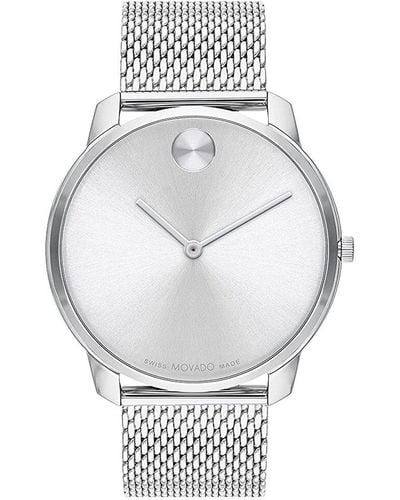 Movado Bold Thin Watch - Gray