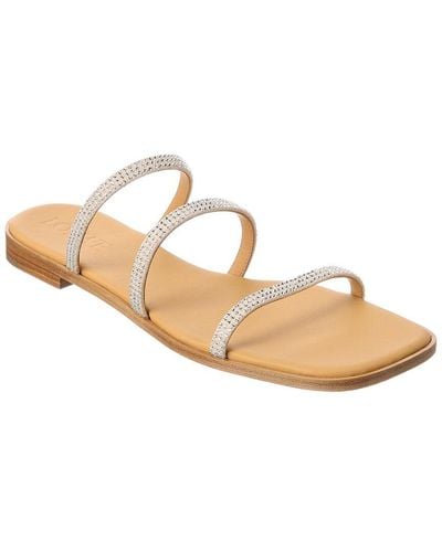 Loewe Strappy Suede Sandal - Gray