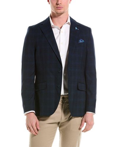 Tailorbyrd Glen Plaid Sport Coat - Blue