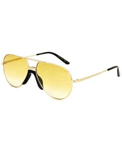 Gucci Aviator-frame Metal / Acetate Sunglasses GG0432S-003 Unisex - Yellow